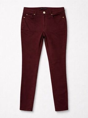 Morgan & Walker Burgundy Skinny Stretch Pants